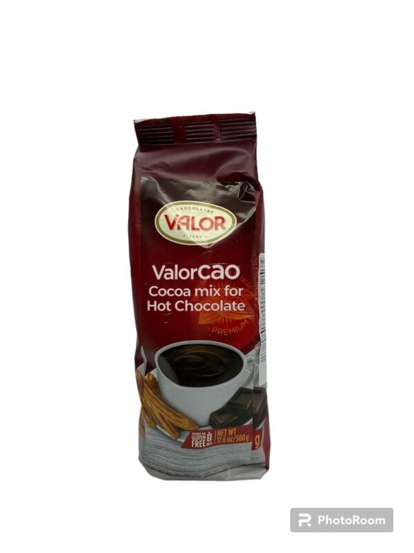 VALOR - ValorCAO Mix Cacao para Chocolante Caliente 17.6 Oz 500g - Imagen 2