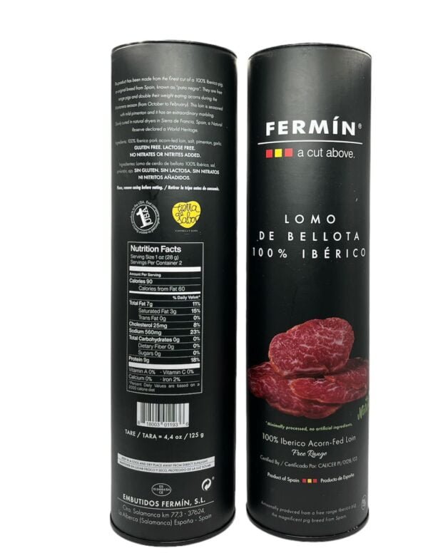 Fermin - Lomo de Bellota 100% Iberico 4.4oz 125g