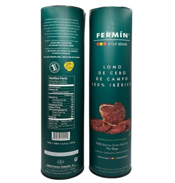 LOMO DE CEBO DE CAMPO 100% IBÉRICO GOURMET 4.4 oz (125g)