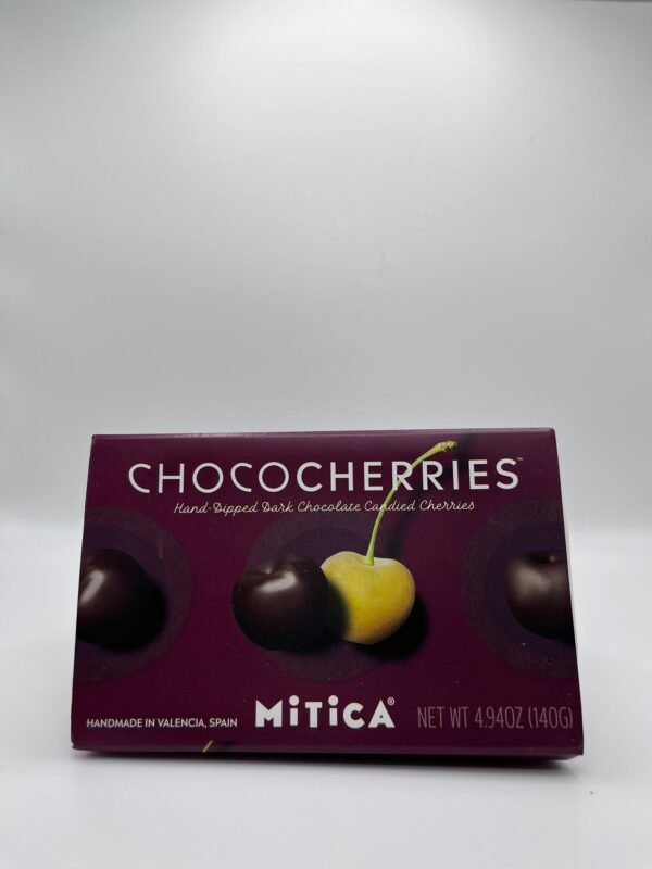 Mitica - Chococherries - Cerezas Cubiertas de chocolate Amargo 4.94oz (140g) - Imagen 2