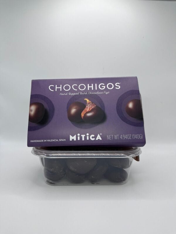 ChocoHigos - Higos de chocolate negro bañados a mano - 1 recipiente, 4.9 oz - Imagen 5