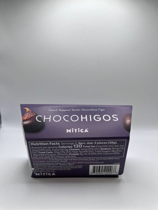 ChocoHigos - Higos de chocolate negro bañados a mano - 1 recipiente, 4.9 oz - Imagen 2