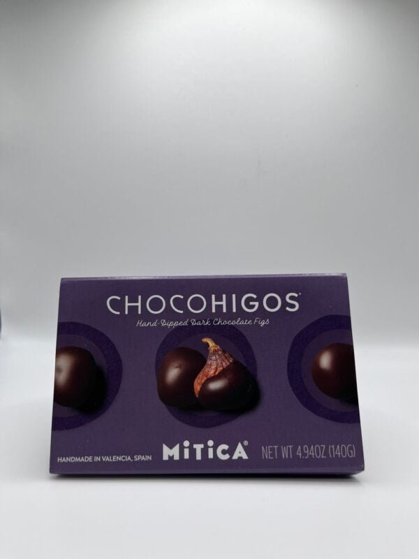 ChocoHigos - Higos de chocolate negro bañados a mano - 1 recipiente, 4.9 oz - Imagen 3