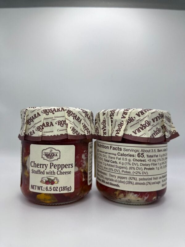 ROSARA - Pimientos Cherry Rellenos de Queso 6.5 oz (185 g)