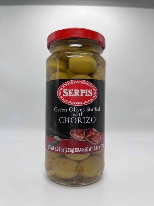 Aceitunas Serpis Rellenas de Chorizo ​​- 8.2 oz / 235 g