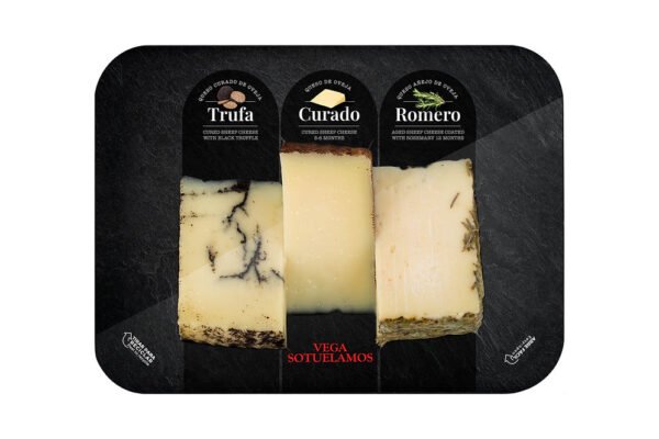 Vega Sotuélamos - Tabla de Queso de Trufa Negra, Curada y Romero 10.6oz 300g - Imagen 2